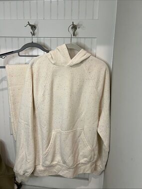 DSG Cream Speckled Hoodie set